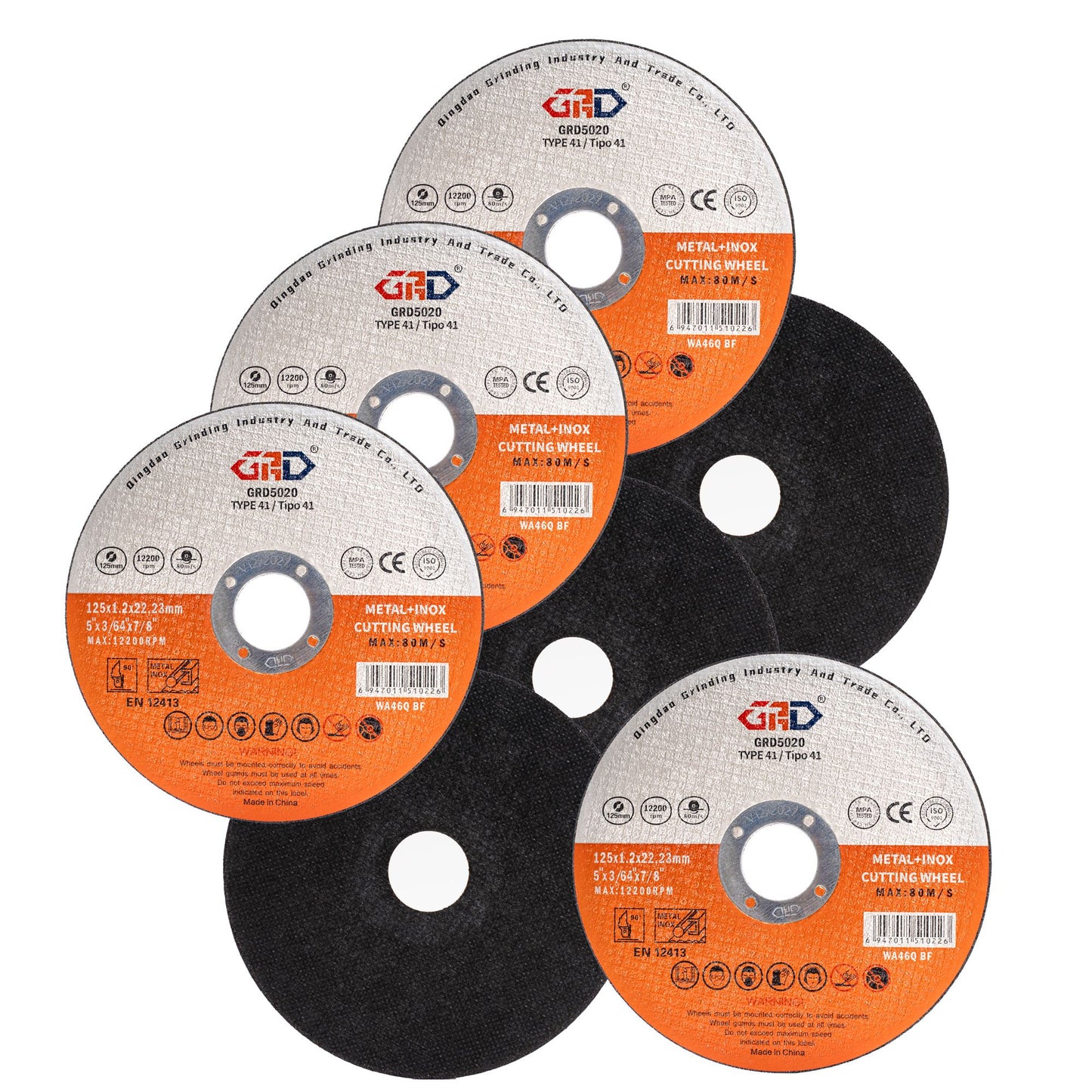 125*1.2*22.2 mm Grinding Disk Abrasive Disc Cutting Wheel Metal Cutting Disc Off Abrasive Disc Flap125mm