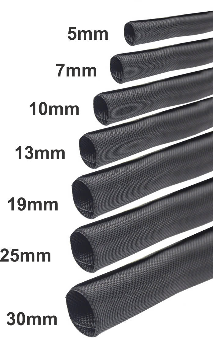 Self-Wrap Braided Wire Sleeving Vehicle Marine Home Cable Cover