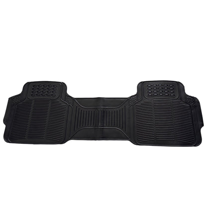 Universal All-Weather 4 Piece Rubber Car Floor Mat Set