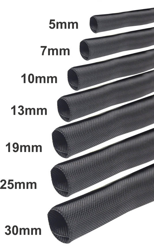 Self-Wrap Braided Wire Sleeving Vehicle Marine Home Cable Cover