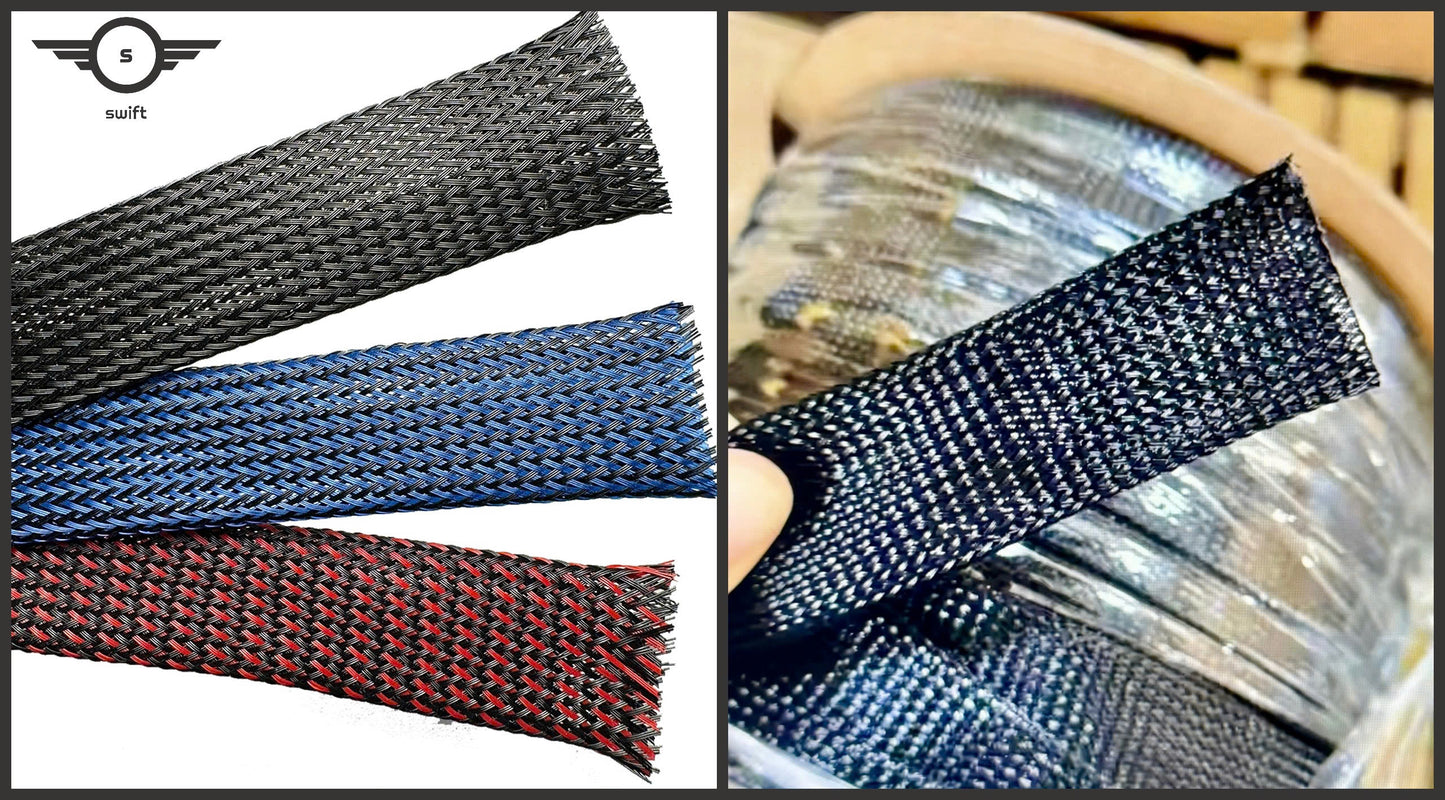 Soft Braided Expandable PET Sleeve Cable Wire Protector