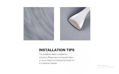 Premium Foam-Backed Automotive Headliner Fabric